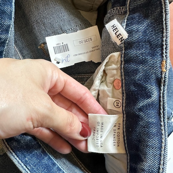 NWT GRLFRND Helena Medium Wash Jeans 24 - Picture 4 of 4
